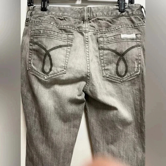 Calvin Klein Straight leg Grey Jeans 100% Cotton - Picture 3 of 4